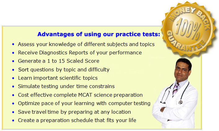 Practice MCAT online exams